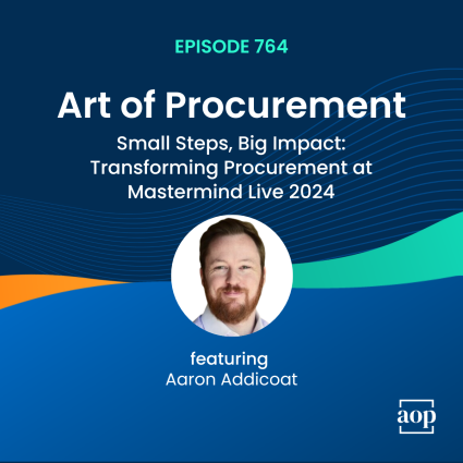 Small Steps, Big Impact: Transforming Procurement at Mastermind Live 2024